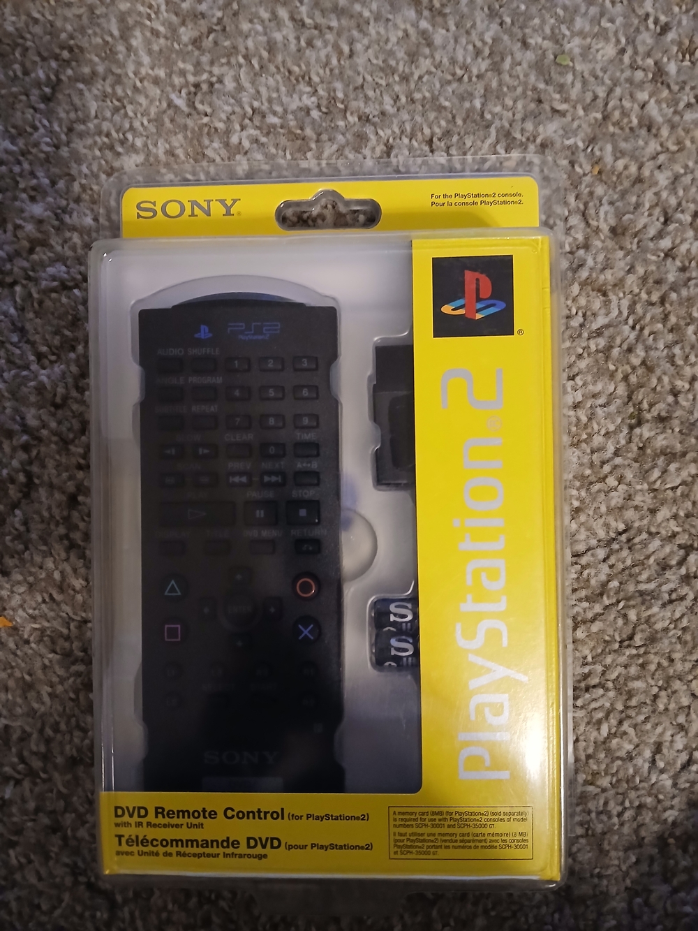Sony PlayStation 2 DVD Remote Control Brand Bew Sealed